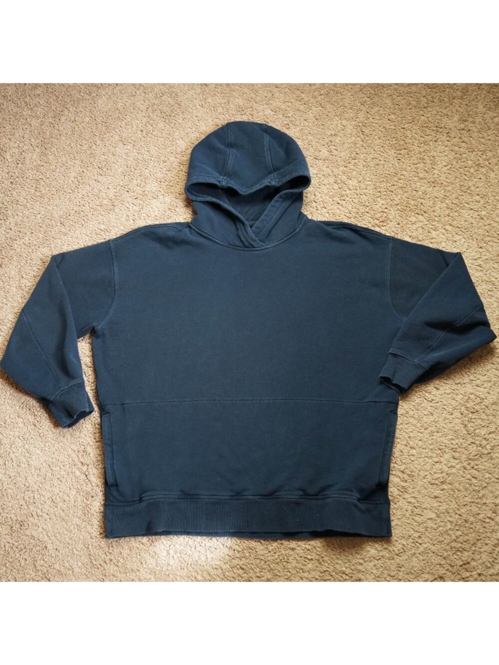 Lululemon Hoodie Womens 8 Blue Pullover Oversized Heavyweight Athleisure